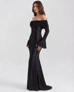 Vestido maxi negro