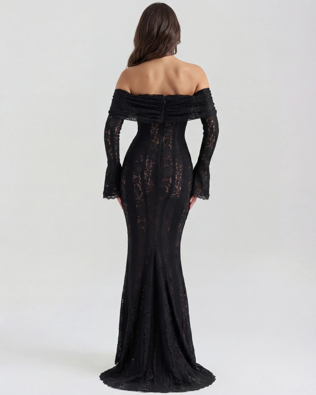 Vestido maxi negro