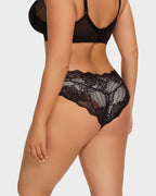 Bragas sin costuras con encaje floral (paquete de 3)