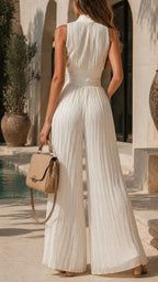 vestido plisado