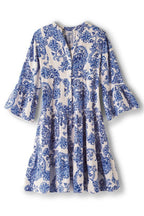 Vestido corto de gasa Karis