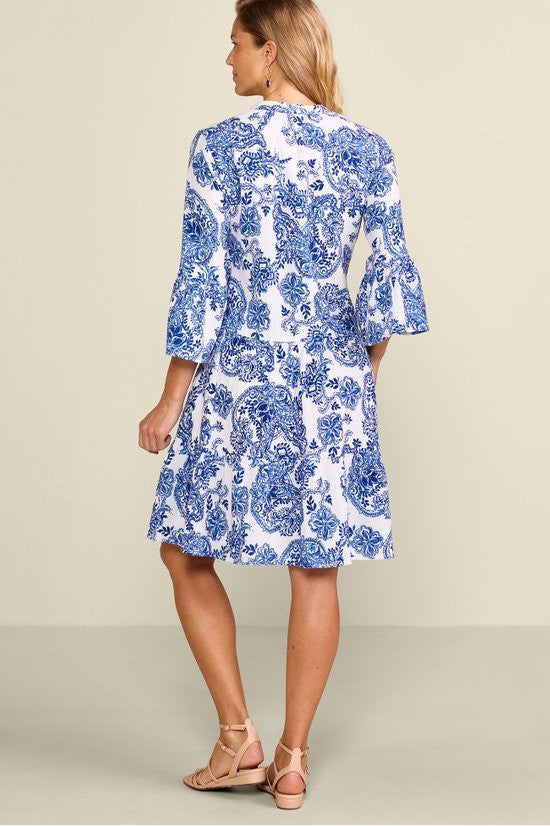 Vestido corto de gasa Karis