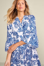 Vestido corto de gasa Karis