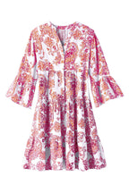 Vestido corto de gasa Karis