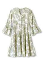 Vestido corto de gasa Karis