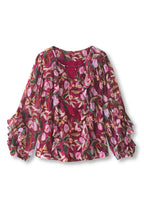 Blusa Larga de volantes