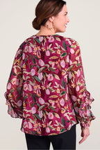 Blusa Larga de volantes