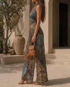 vestido plisado