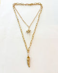 COLLAR CUERNO DOBLE