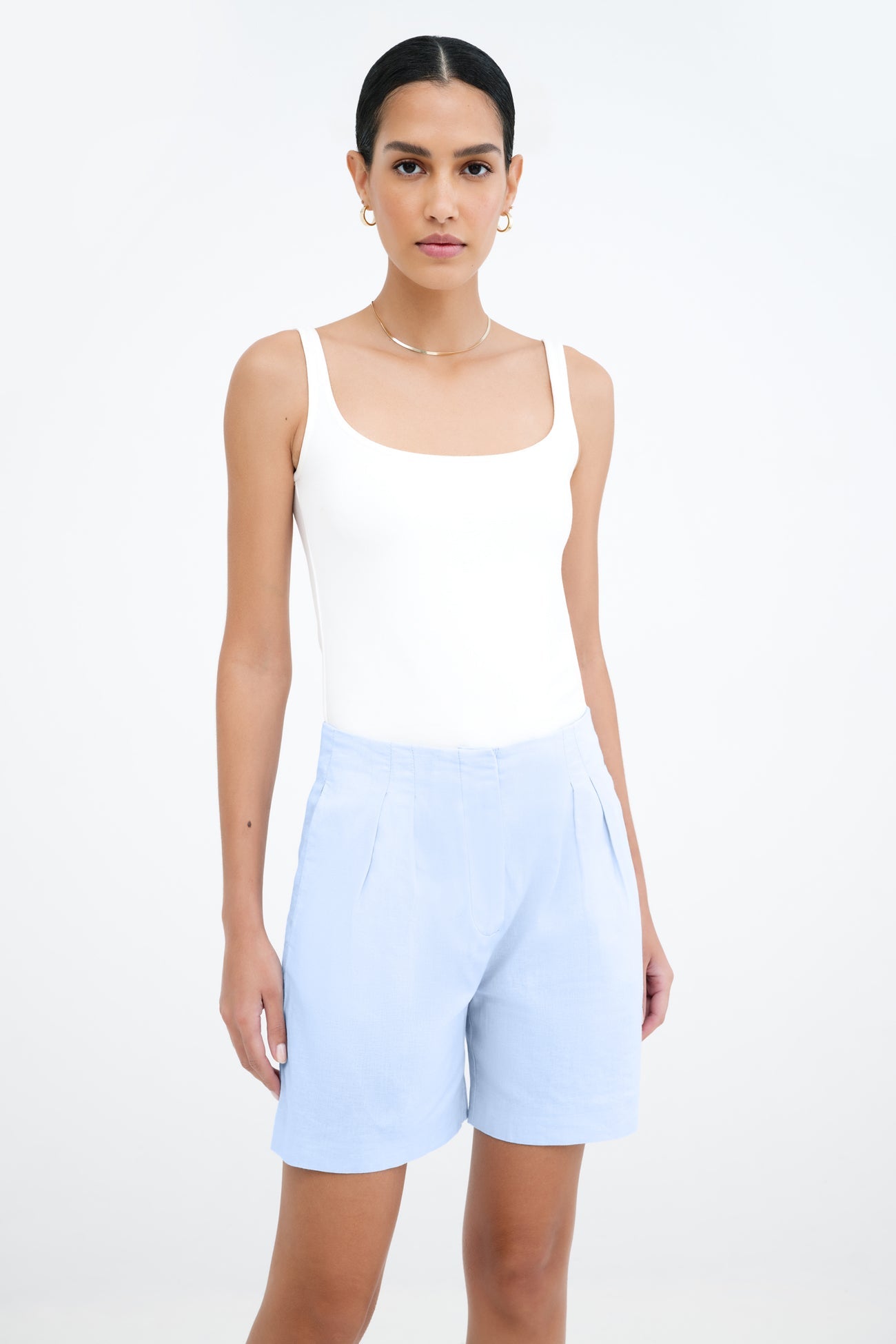 Kingsbridge Linen-Blend Shorts