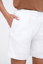 Kingsbridge Linen-Blend Shorts