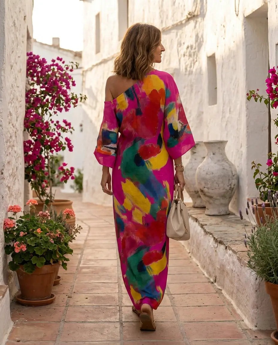 Vestido Asimétrico Niza | Básicos Atelier