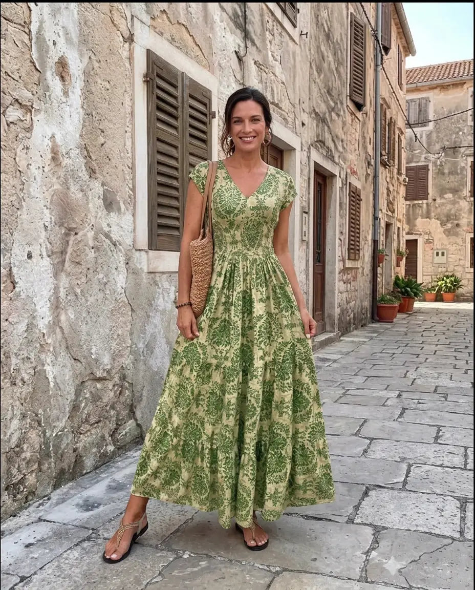 Vestido Mediterráneo Floral