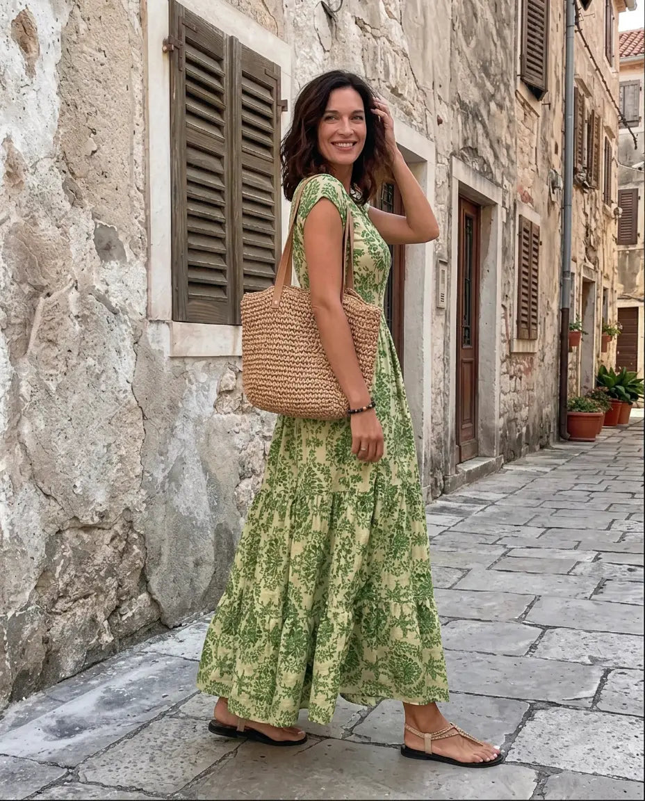 Vestido Mediterráneo Floral
