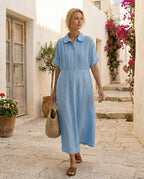 Vestido Camisero Altea - Efecto Lino Premium
