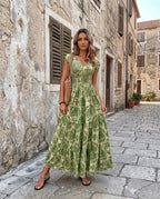 Vestido Mediterráneo — Estampado Floral  Favorecedor | Básicos Atelier