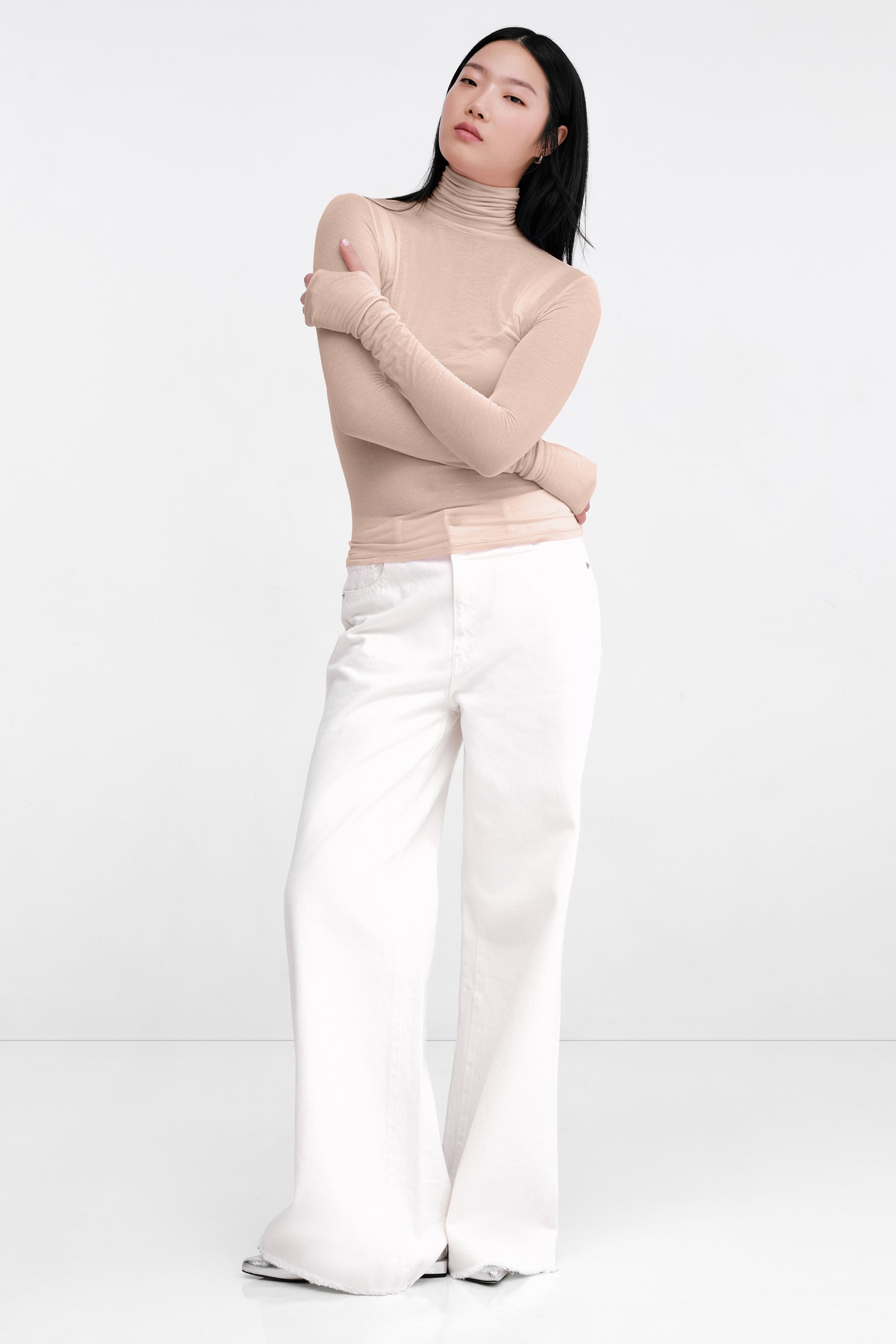 Eloise Sheer Turtleneck