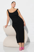 Vestido Con Apertura Eliana
