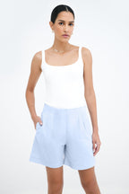 Kingsbridge Linen-Blend Shorts