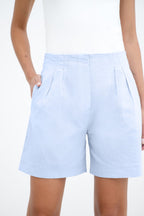 Kingsbridge Linen-Blend Shorts