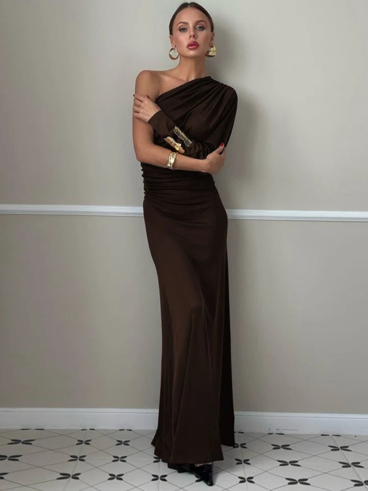 Vestido Gala Cacao