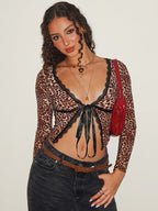 Top Cardigan Leopard