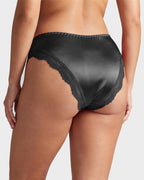 Ropa interior de bikini sin costuras con encaje sedoso (paquete de 5)