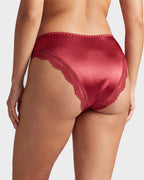 Ropa interior de bikini sin costuras con encaje sedoso (paquete de 5)