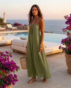 Vestido Brisa Espalda Abierta | Básicos Atelier