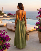 Vestido Brisa Espalda Abierta | Básicos Atelier