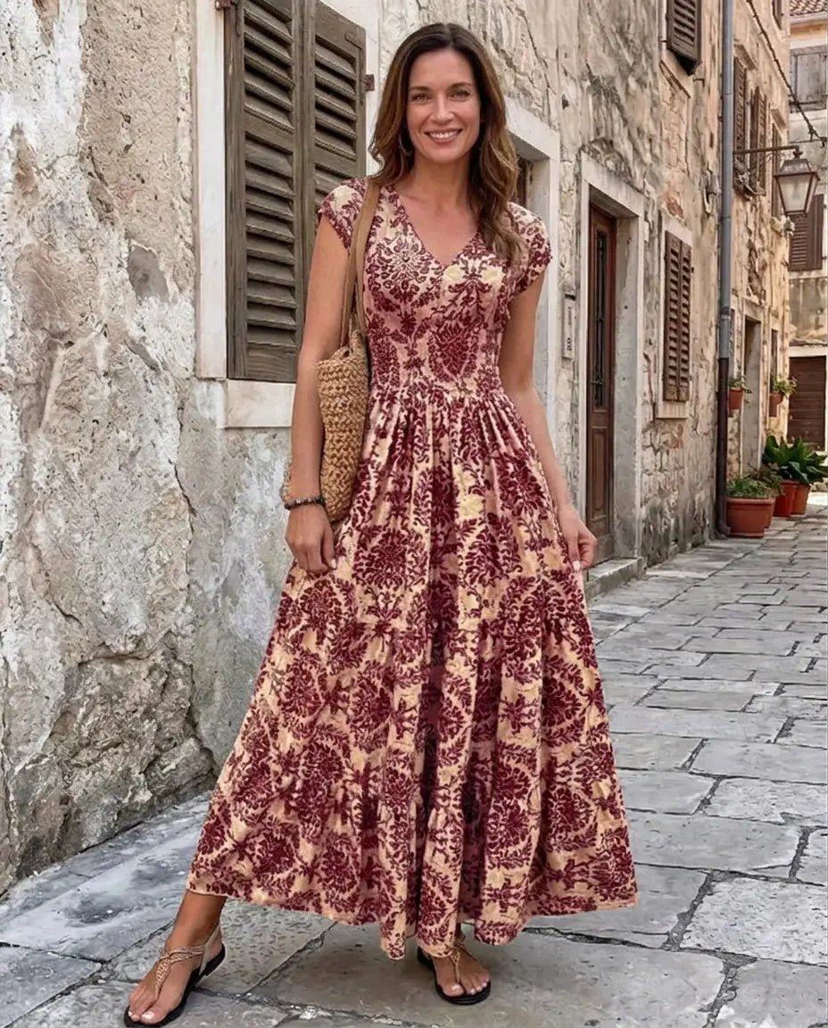 Vestido Mediterráneo Floral