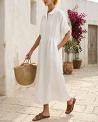 Vestido Camisero Altea - Efecto Lino Premium