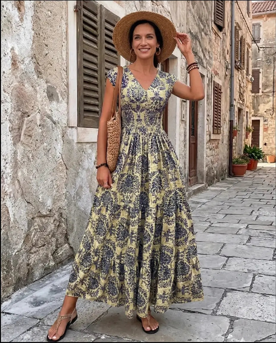Vestido Mediterráneo Floral