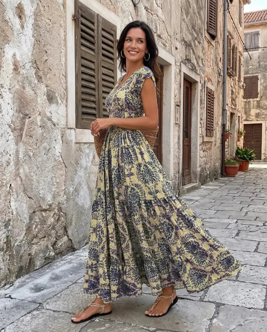 Vestido Mediterráneo Floral
