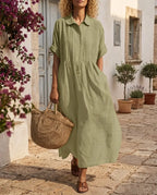 Vestido Camisero Altea - Efecto Lino Premium