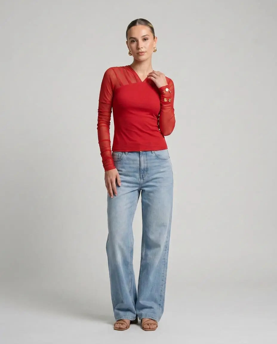 Lita Top Rojo