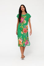 SIDE SLIT SHIFT DRESS
