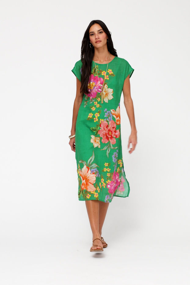SIDE SLIT SHIFT DRESS